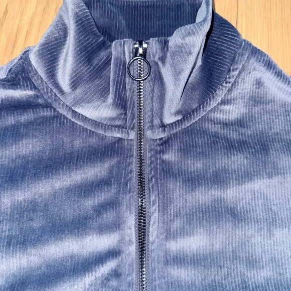 Vuori Light Blue Velour Tracksuit Set - Medium - Picture 11 of 14